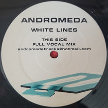 Load image into Gallery viewer, Andromeda (22) : White Lines (12&quot;, Unofficial, W/Lbl)
