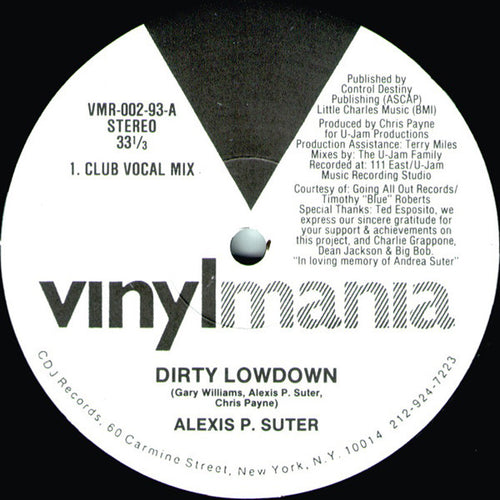 Alexis P. Suter : Dirty Lowdown (12