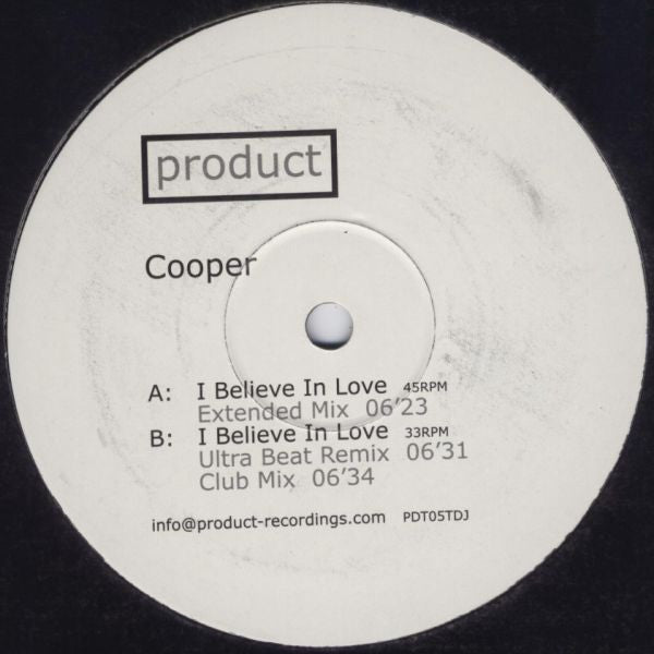 Cooper : I Believe In Love (12