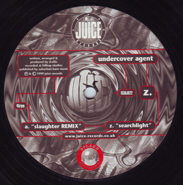 Undercover Agent : Slaughter (Remix) / Searchlight (12
