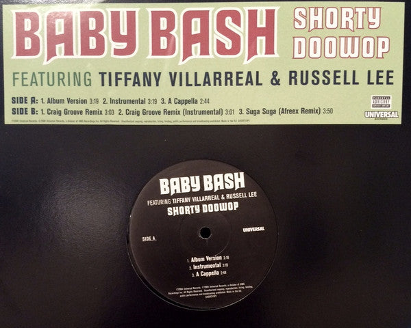 Baby Bash : Shorty Doowop (12