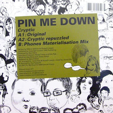 Load image into Gallery viewer, Pin Me Down : Cryptic (12&quot;)
