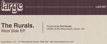 Load image into Gallery viewer, The Rurals : West Side EP (12", EP)
