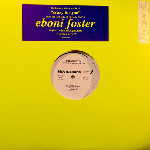 Eboni Foster : Crazy For You (12