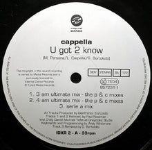 Load image into Gallery viewer, Cappella : U Got 2 Know (Revisited) (12")
