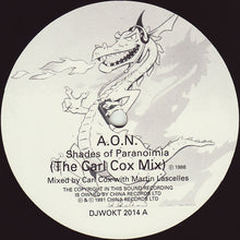Load image into Gallery viewer, A.O.N.* : Shades Of Paranoimia (The Carl Cox Mix) (12&quot;, Single, Promo)
