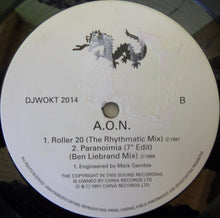 Load image into Gallery viewer, A.O.N.* : Shades Of Paranoimia (The Carl Cox Mix) (12&quot;, Single, Promo)
