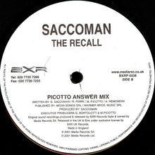 Load image into Gallery viewer, Saccoman : The Recall (12")
