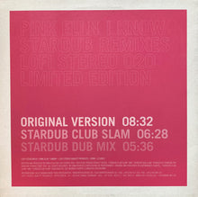 Load image into Gallery viewer, Pink Elln : I Know (Stardub Remixes) (12", Ltd)
