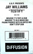 Load image into Gallery viewer, U.B.P.* Presents Jay Williams : Testify (12&quot;, Dis)
