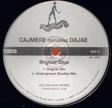 Load image into Gallery viewer, Cajmere Featuring Dajaé : Brighter Days (12")
