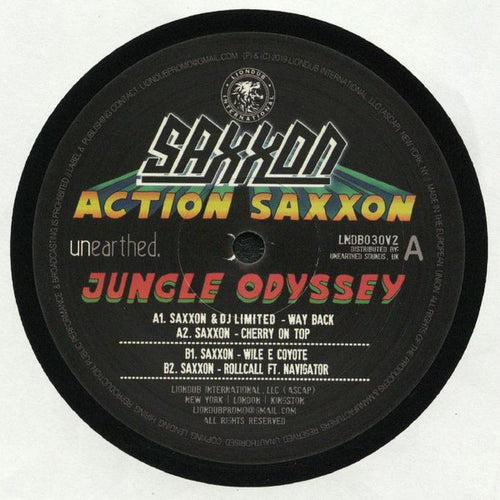 Saxxon : Action Saxxon - Jungle Odyssey EP 2 (12