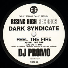 Load image into Gallery viewer, The Dark Syndicate (2) : Feel The Fire (12&quot;, Promo)
