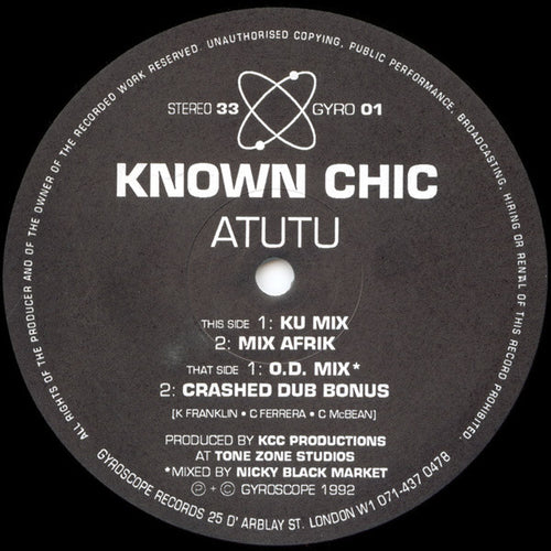 Known Chic : Atutu (12