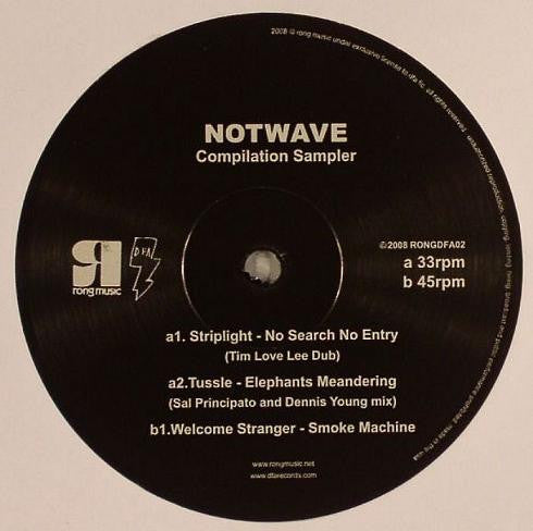 Striplight / Tussle / Welcome Stranger : Notwave Compilation Sampler (12