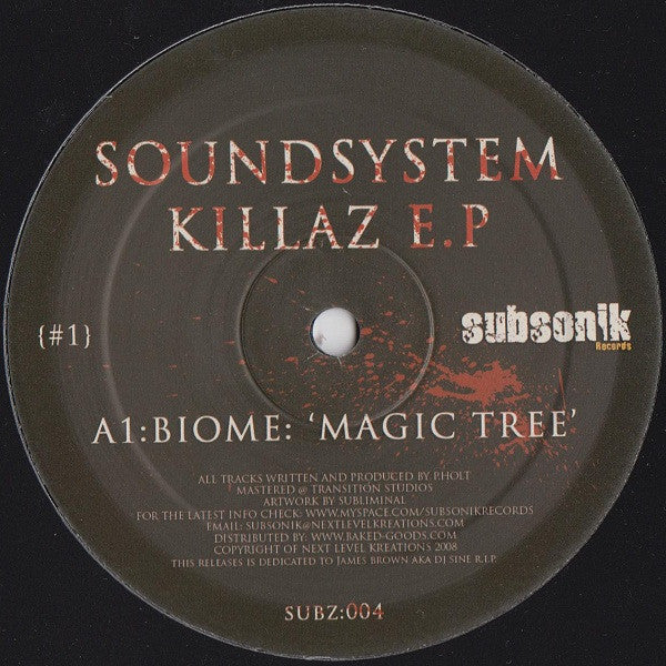 Biome (2) : Soundsystem Killaz E.P (12