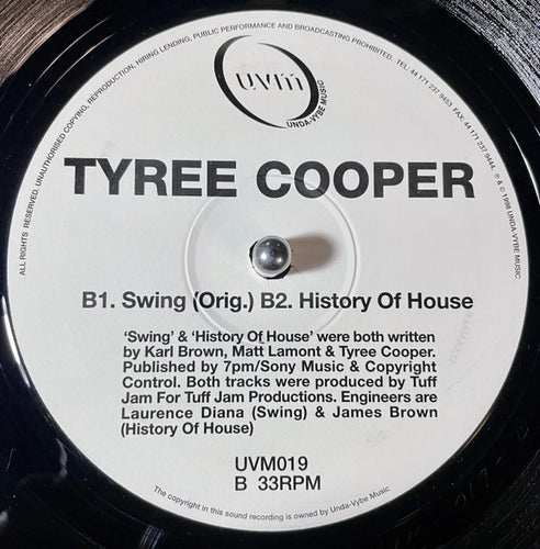 Tyree Cooper : Swing (12