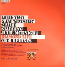 Load image into Gallery viewer, Louie Vega &amp; Jay "Sinister" Sealée Starring Julie McKnight : Diamond Life (2008 Remixes) (12")
