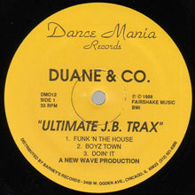 Load image into Gallery viewer, Duane &amp; Co. : Ultimate J.B. Trax (12")
