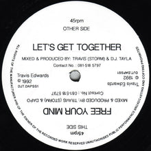 Load image into Gallery viewer, Satin Storm : Let&#39;s Get Together / Free Your Mind (12&quot;)
