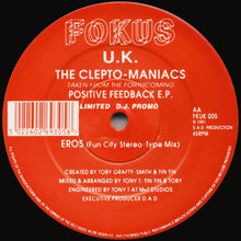 Load image into Gallery viewer, The Clepto-Maniacs : Technophobic Lisa / Eros (12", Ltd, Promo)
