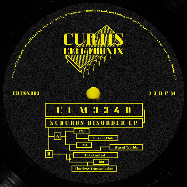 CEM3340 : Suburbs Disorder LP (LP, MiniAlbum)