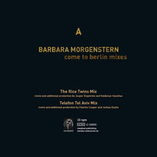 Load image into Gallery viewer, Barbara Morgenstern : Come To Berlin Mixes (12")
