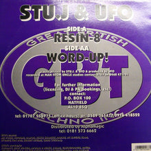 Load image into Gallery viewer, Stu.J + UFO* : Resin-8 / Word-Up! (12&quot;)
