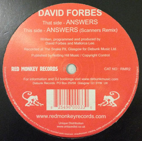 David Forbes : Answers (12