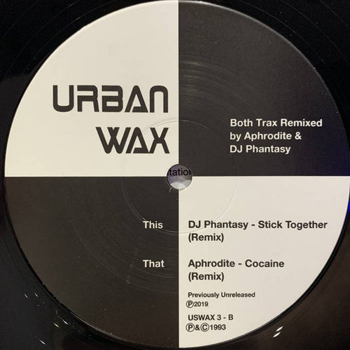DJ Phantasy / Aphrodite : Stick Together (Remix) / Cocaine (Remix) (12