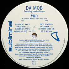 Load image into Gallery viewer, Da Mob Featuring Jocelyn Brown : Fun (2x12&quot;)
