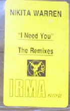 Load image into Gallery viewer, Nikita Warren : I Need You: The Remixes (12")
