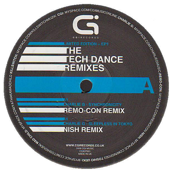 Charlie G / Killswitch (2) : The Tech Dance Remixes (12