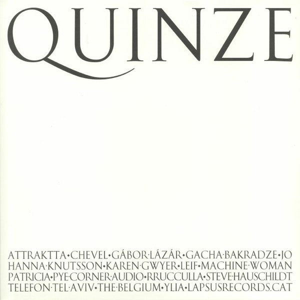 Various : Quinze (2xLP, Comp, Gat)