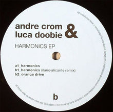 Load image into Gallery viewer, Andre Crom &amp; Luca Doobie : Harmonics EP (12", EP)
