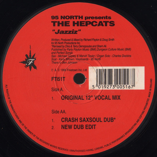 95 North Presents The Hepcats : Jazziz (12