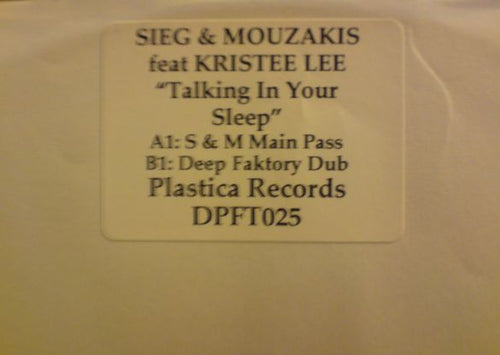 Sieg & Mouzakis Featuring Kriste Lee : Talking In Your Sleep (12