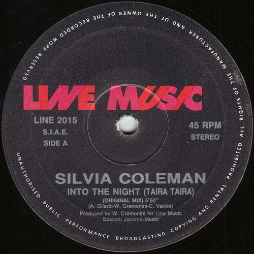 Silvia Coleman : Into The Night (Taira Taira) (12