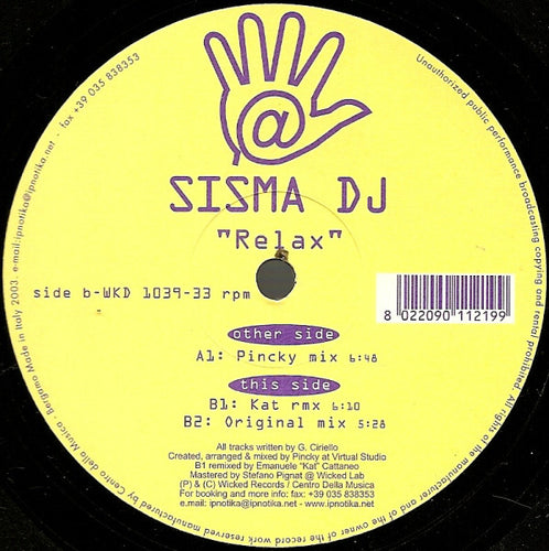 Sisma DJ : Relax (12