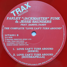 Load image into Gallery viewer, Farley "Jackmaster" Funk &amp; Jesse Saunders Feat. Darryl Pandy : The Complete Love Can't Turn Around (12", RE, RM, RP, Red)

