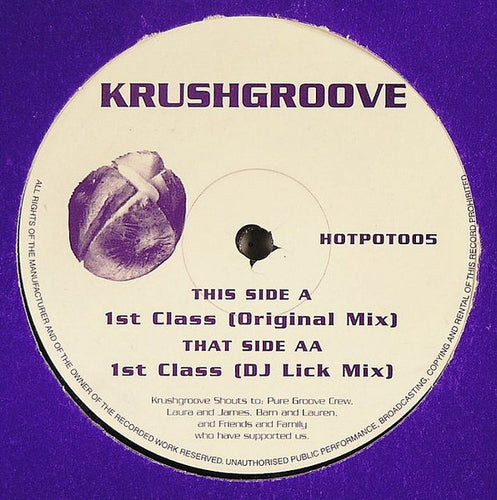 Krush Groove : 1st Class (12