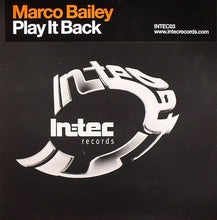 Load image into Gallery viewer, Marco Bailey : Play It Back (12")
