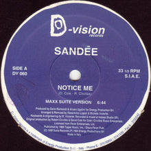 Load image into Gallery viewer, Sandée* : Notice Me (1994 Remixes) (12&quot;)
