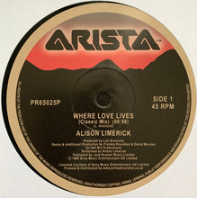 Load image into Gallery viewer, Alison Limerick : Where Love Lives (12", RSD, RE)
