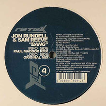 Load image into Gallery viewer, Samuel E Reeve &amp; Jon Rundell : Bang (12&quot;)
