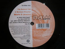 Load image into Gallery viewer, 7th District Inc. &amp; Michael Procter : Work It (Remixes) (12&quot;)
