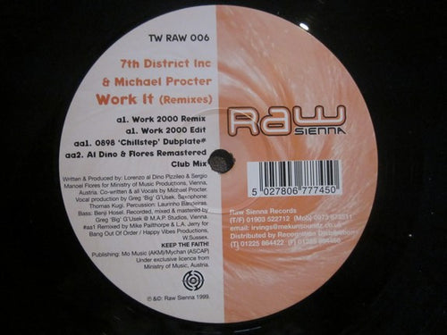 7th District Inc. & Michael Procter : Work It (Remixes) (12