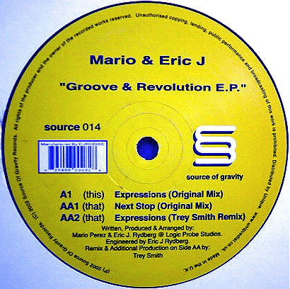 Mario & Eric J : Groove & Revolution E.P. (12