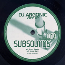 Load image into Gallery viewer, DJ Argonic* : Verf EP (12", EP)
