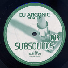 Load image into Gallery viewer, DJ Argonic* : Verf EP (12", EP)
